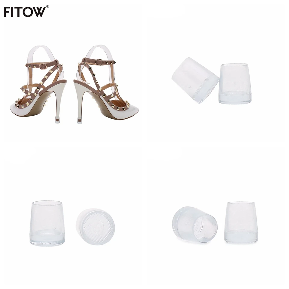 200 Pairs /Lot Heel Protectors High Heeler Stiletto Shoe Covers Cap Heel Stoppers Antislip Heel Replacement Bridal Wedding Party
