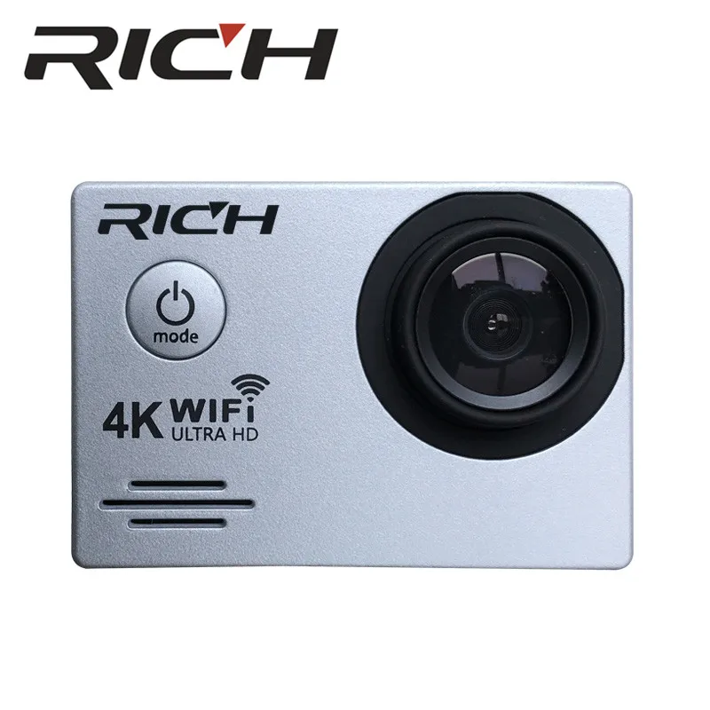 Новинка 2019 Спортивная камера RICH J550R s 4K 2 7 K 1080P Экшн 16MP WiFi 30M Водонепроницаемая 2.0LCD