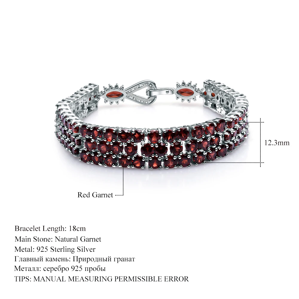 Женские браслеты из серебра 925 пробы GEM'S Изящные Ювелирные украшения с