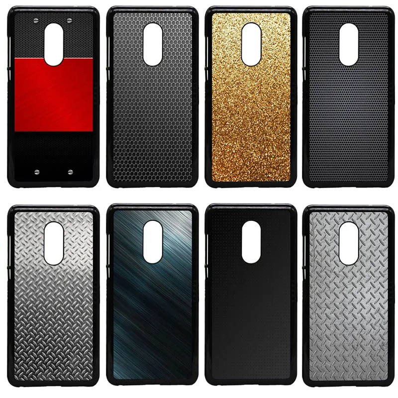 Phone Cases Metal Grain Fond Hard PC Plastic Cover Protect for Xiaomi Redmi 3X Mi 6 5 5S Plus Note 4X 2 3 3S 4 Pro Prime Shell |