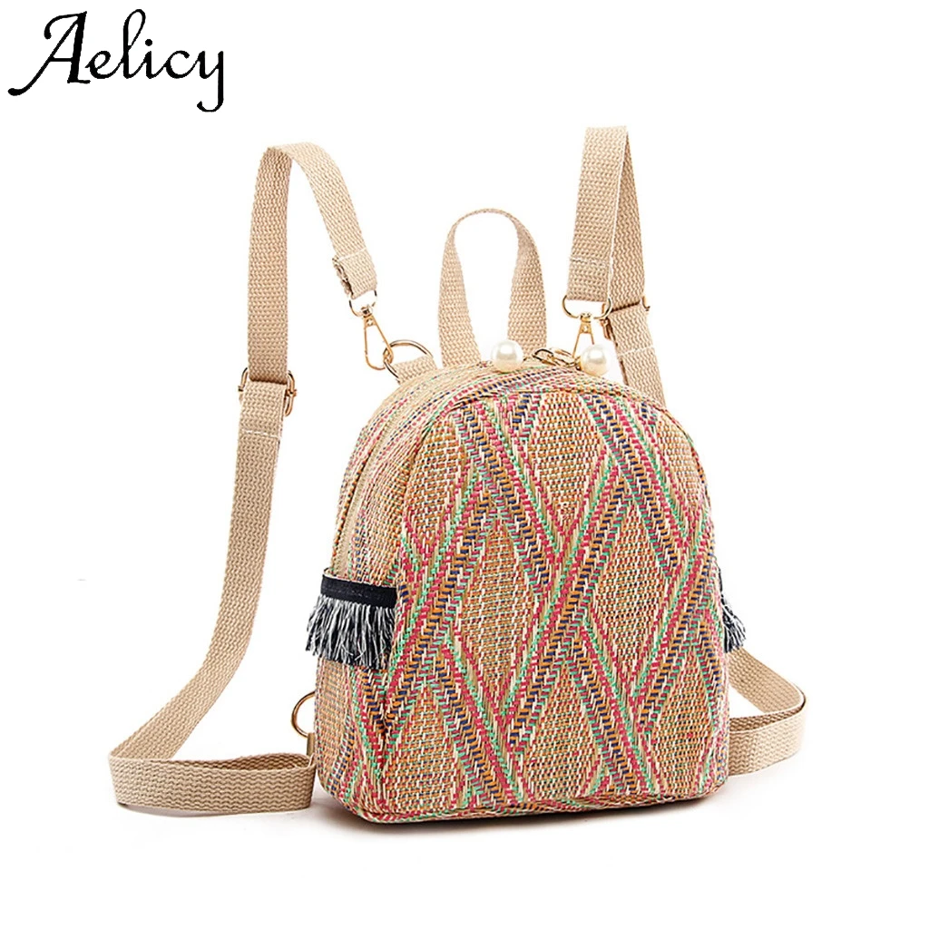 Женская сумка для путешествий Aelicy рюкзак с карманом телефона Студенческая