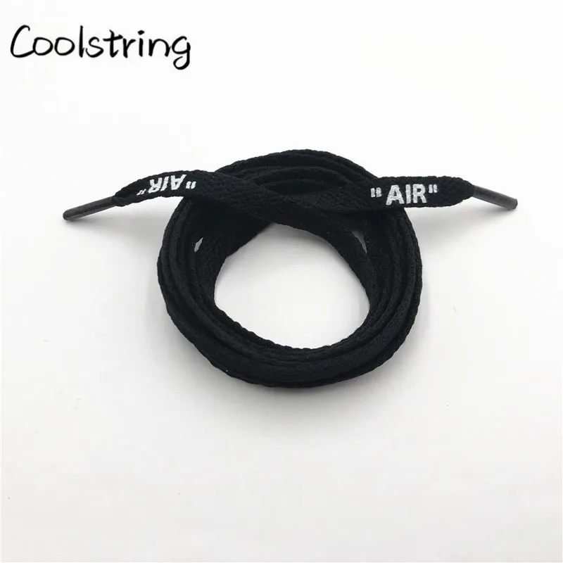 Coolstring/новые модные шнурки, подписанные совместно плоскими однослойными сеточными кружевами с принтом «воздух», шелкография, шнурки для обуви