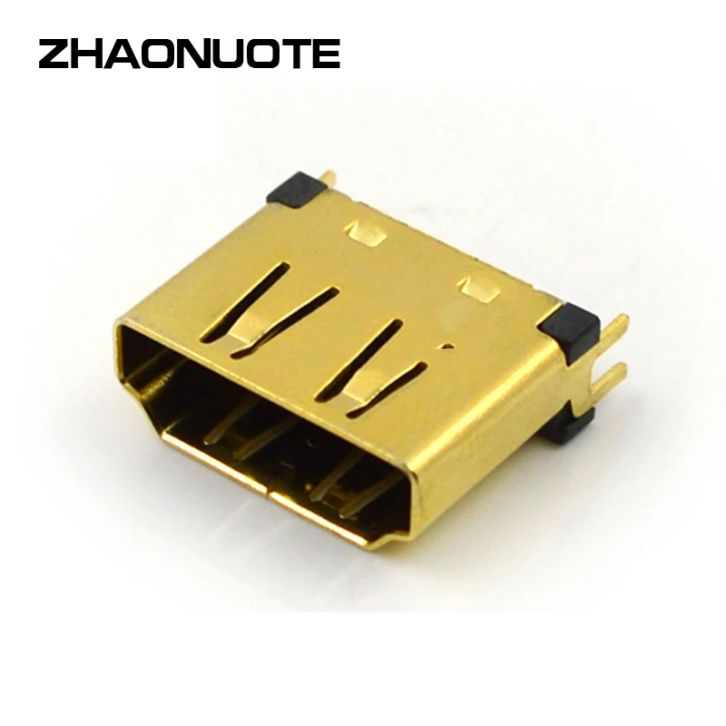 Позолоченный разъем HDMI HD 100 шт. Штекерный USB с интервалом 1 6|Компьютерные кабели и