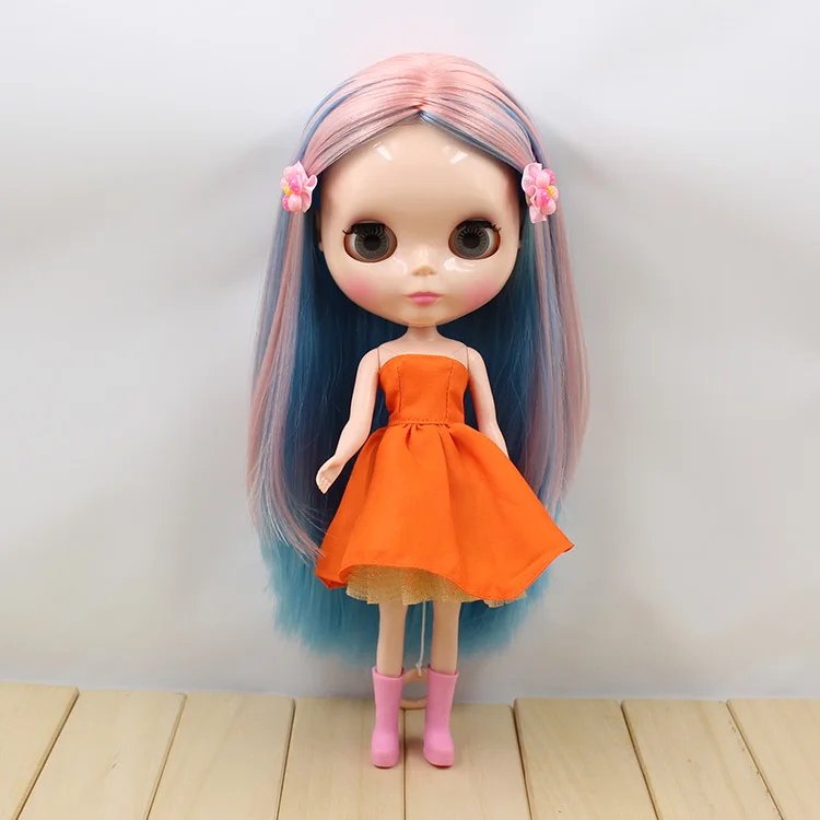 Смешанные волосы голубые и розовые куклы blyth | Игрушки хобби