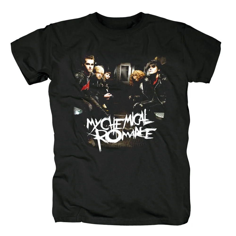 Кровоhoof MY CHEMICAL ROMANCE PUNK ROCK BANDBLACK новая футболка азиатского размера|Мужские