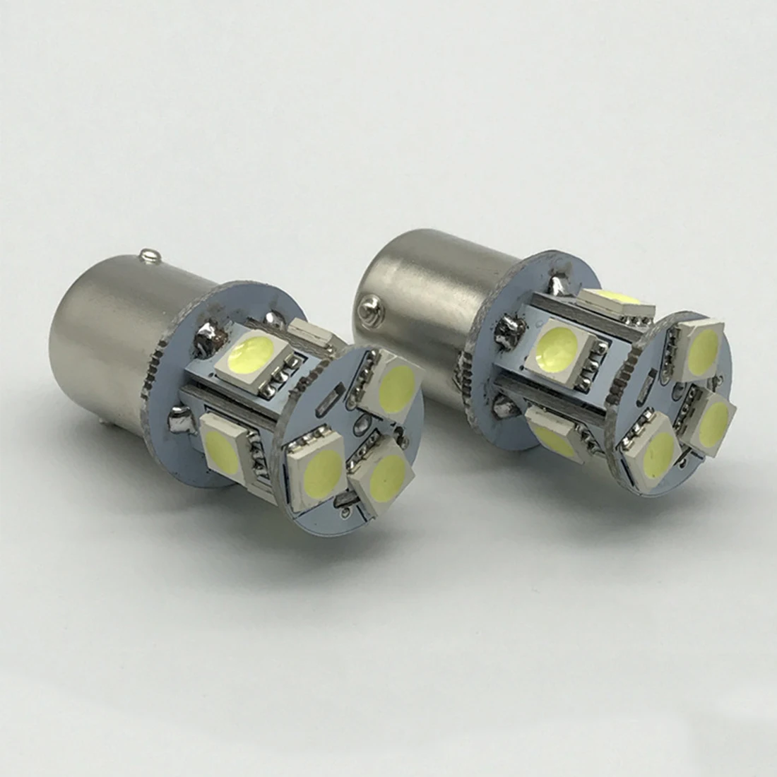 2 шт. BA15S R5W 1156 5050 8SMD светодиодный Автомобильный светодиодный поворотные парковочные сигнальные огни тормозной фонарь лампы Авто Задние Обратный лампы AC/DC 12V