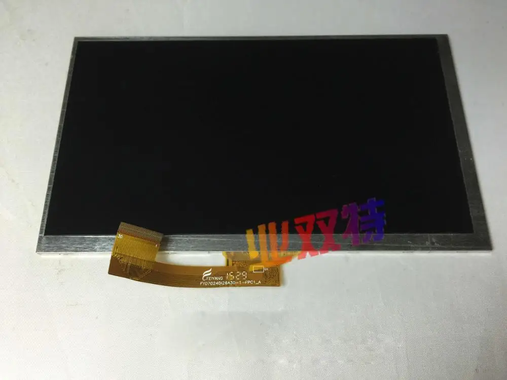 

7" New XYX-cpt70-30pin-010 cpt70-30pin-010 163mm*97mm 1024*600 30pin LCD Display Screen for TABLET Free Shipping