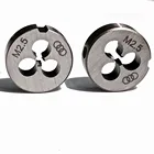 Бесплатная доставка, 2 шт., метрический Стандартный штамп M2, 5x0,45 мм, ручные инструменты для нарезки резьбы, токарный инженер, инженерный производитель резьбы 2,5 мм x 0,45 мм