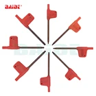 Отвертка-Ключ Torx T6 T7 T8 T9 T10 T15 T20, маленькие отвертки с красным флагом, инструменты 2000 шт.лот