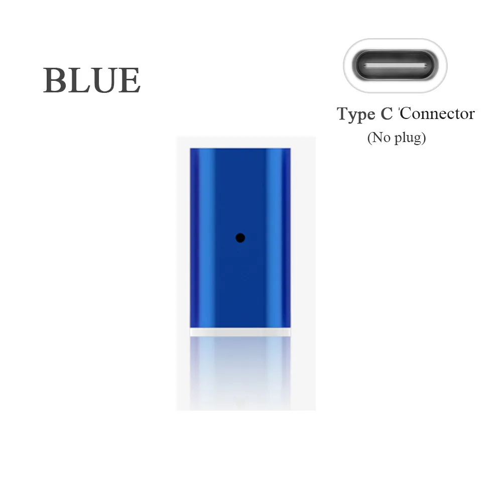 Blue Type C Adapter Магнитный адаптер Micro USB для iPhone, samsung, huawei, Магнитный адаптер для зарядки, Дата-кабель - Цвет: Blue Type C Adapter