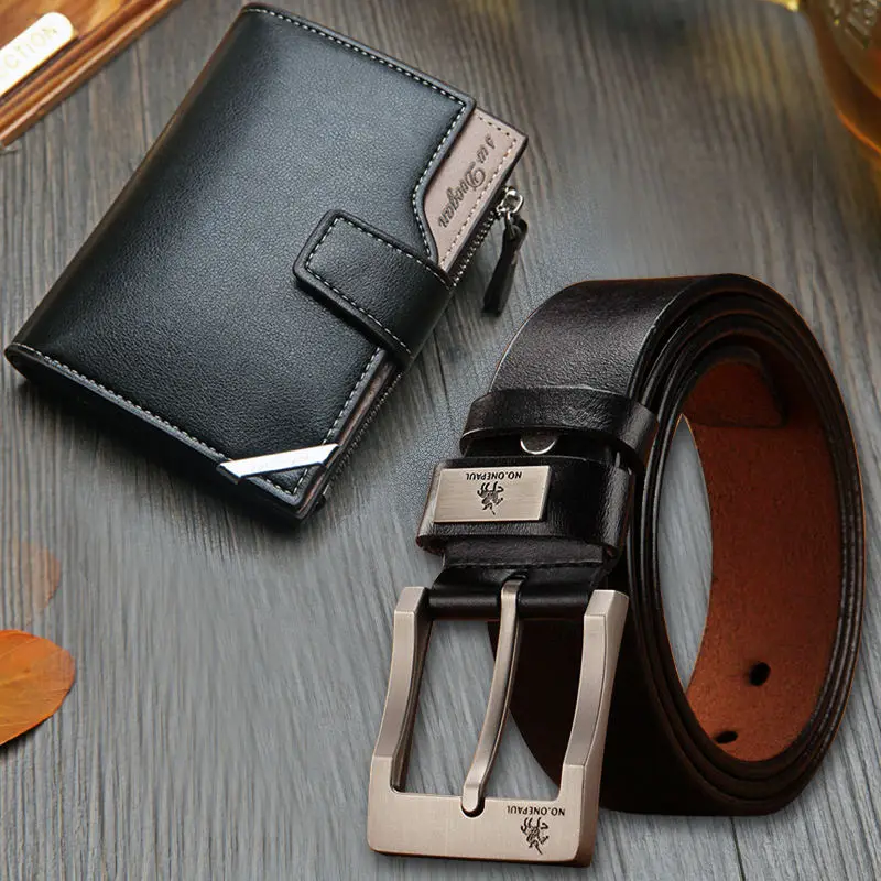 065black-ZK333black Набор/ набор костюм Взрывные Модели черная Пряжка повседневный Дикий бренд модный подлинный мужской ремень высокое качество антикоррозийный сплав кнопка - Цвет: 065black-ZK333black