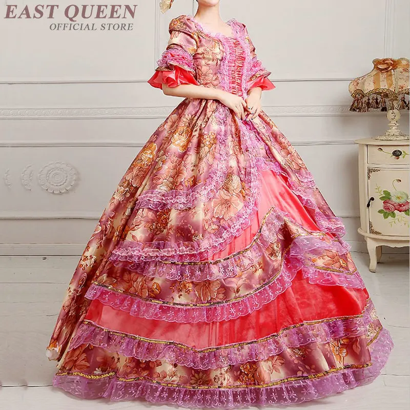 Платье для косплея средней длины 18 го века праздничный готивечерние вечерний