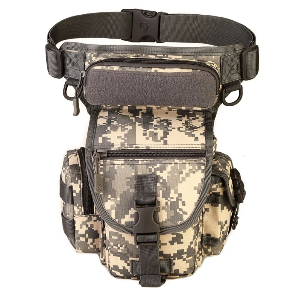 Сумка на бедро для мотоциклиста мессенджер плечо камуфляжный саквояж нейлоновый