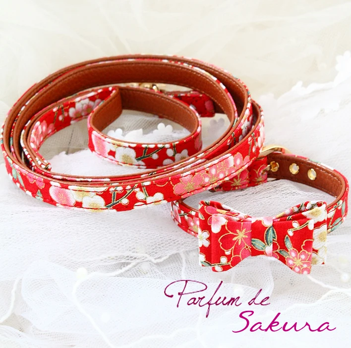 Бесплатная доставка праздничное японское кимоно собачий ошейник поводок
