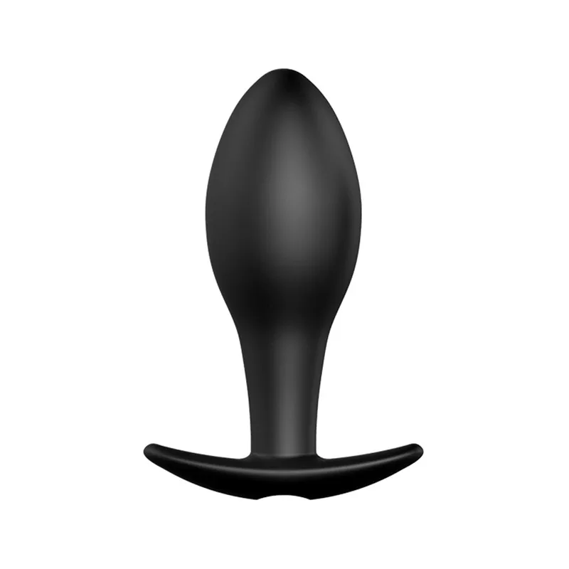 12 Speeds Waterproof Vibrating Butt Plug Black Color Silicone Anal Vibrator for Men &amp Women anal sex toys | Красота и здоровье