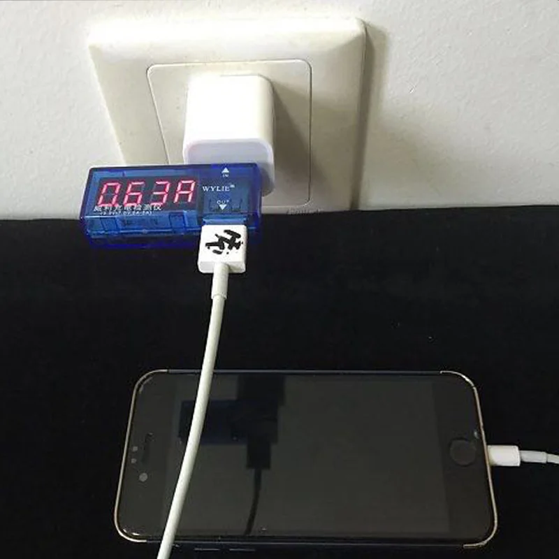 WL-616 телефон USB ток напряжения зарядный детектор ремонт телефона тестер неисправностей для проверки напряжения телефона и тока утечки