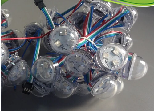 Пиксельные модули WS2801 100 шт. 30 мм IC светодиодный RGB 5050 SMD светодиодные