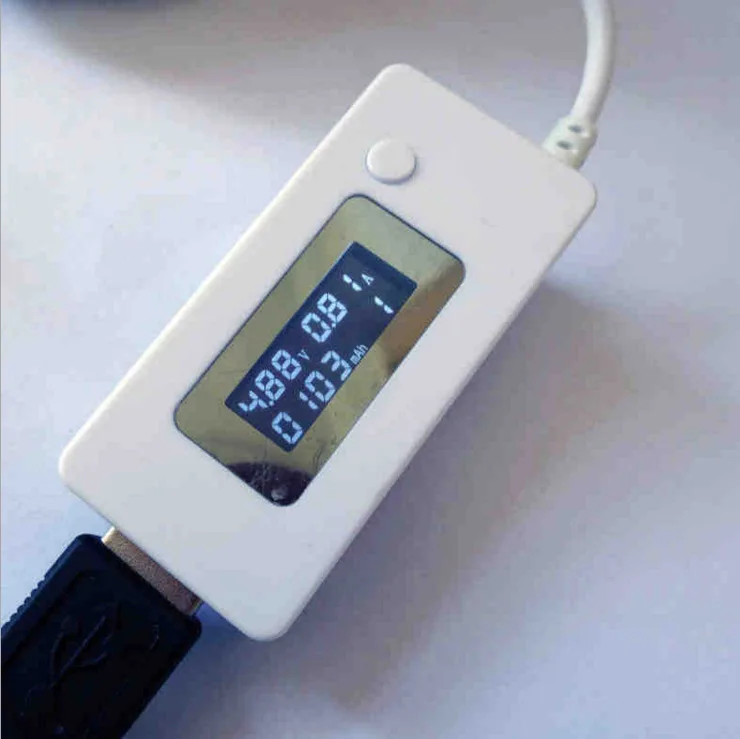 

by DHL fedex 200pcs/lot led usb charger doctor Capacity Current Voltage Tester meter monitor power detector