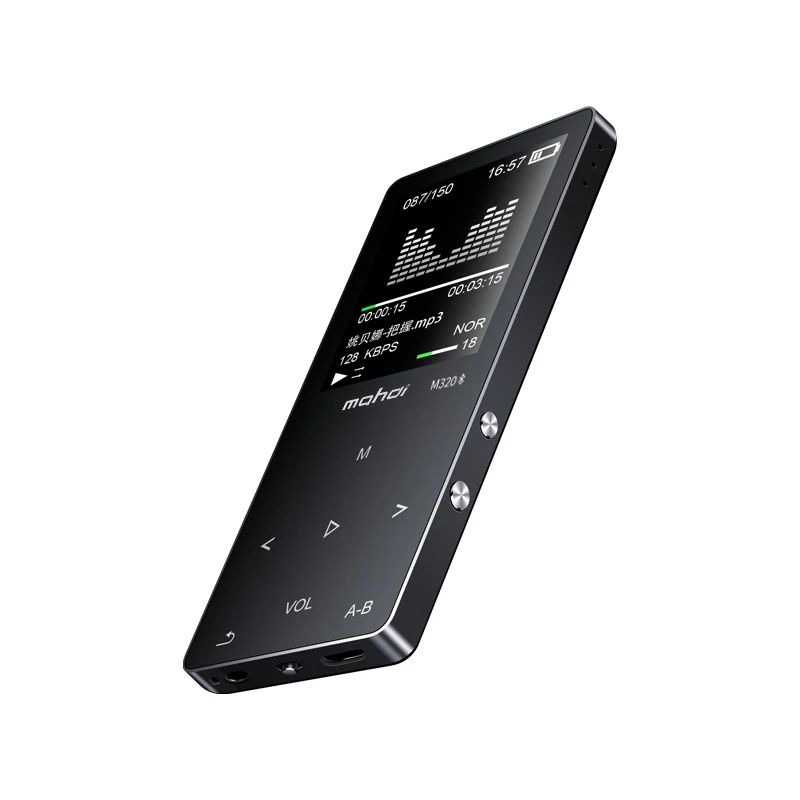 Металлический Bluetooth MP3 музыкальный плеер встроенный динамик портативный