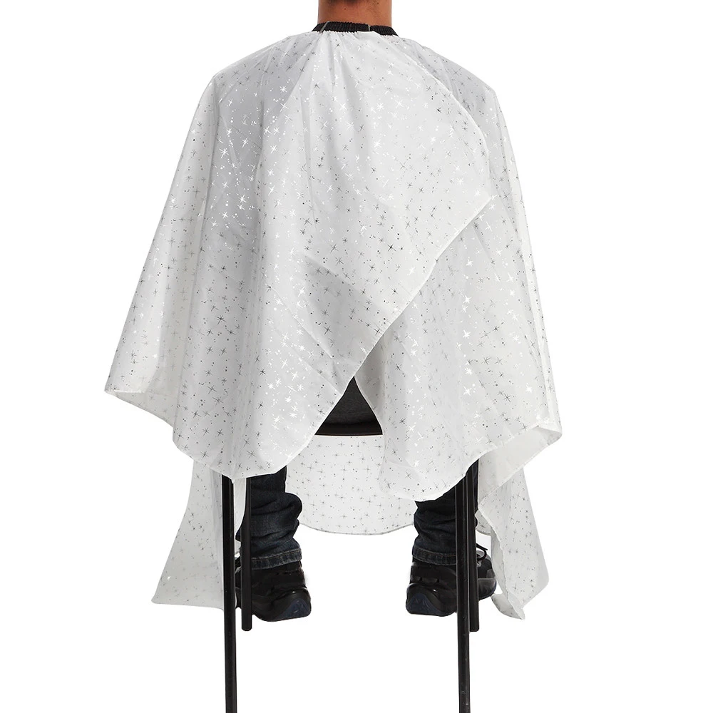 kanbuder Stars White Hair Cutting Hairdressing Cloth Barber Tools Large Salon Adult Waterproof Cape Gown For Hairdresser | Красота и