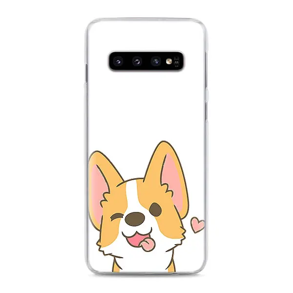 15 Каваи Шиба корги собака чехол s для samsung Galaxy S10e S10 S8 S9 Plus M10 M20 M30 A50 S6 S7 Edge жесткий чехол - Цвет: 15