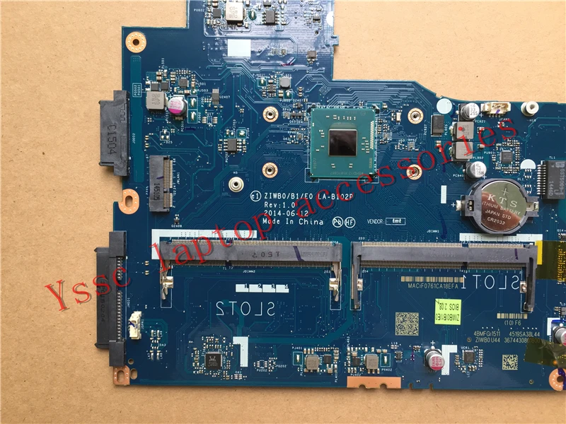 Бесплатная доставка абсолютно новый товар! ZIWB0/B1/E0 LA-B102P для материнской платы Lenovo
