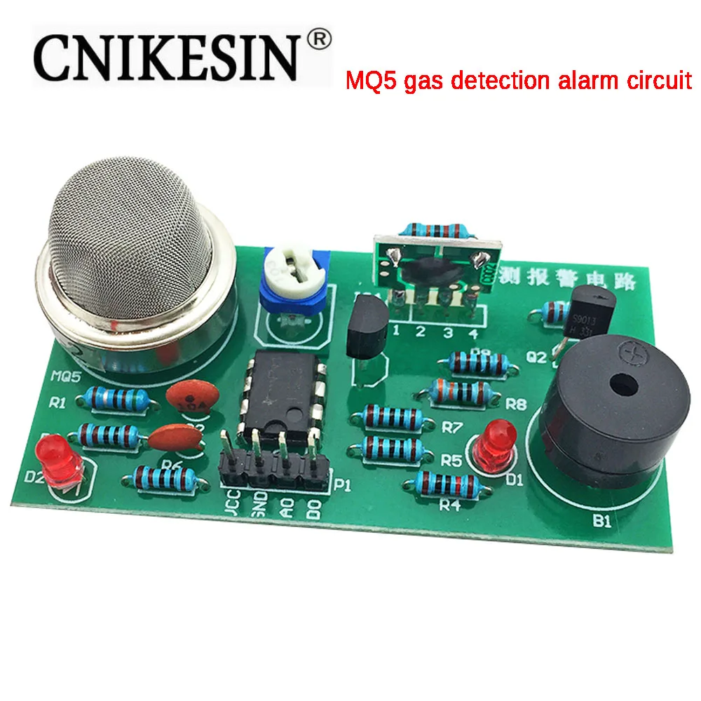CNIKESIN Diy kit MQ5 сигнализации обнаружения газа цепи электронные компоненты