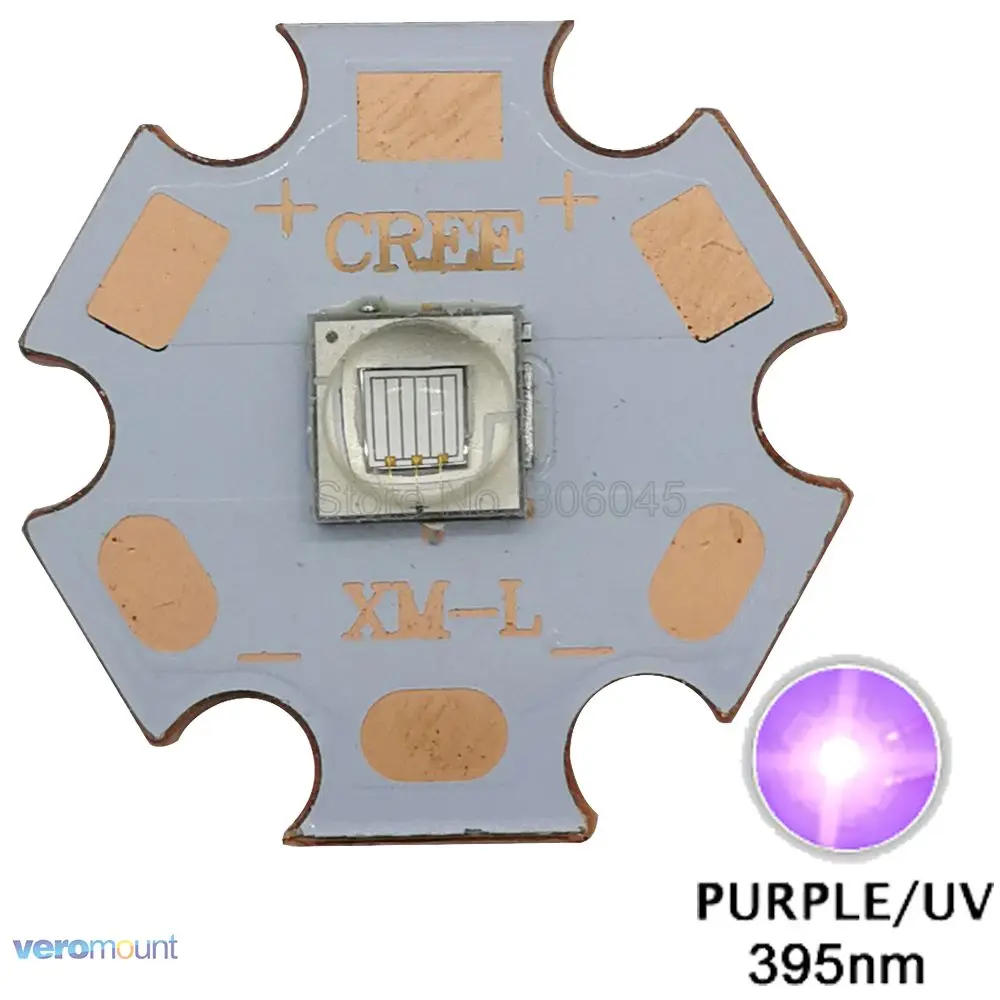 5 шт./лот! Epileds 5050 8 Вт UV 395NM 400NM высокая мощность светодиодный излучатель бусины 3 4 В