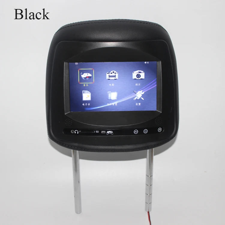 Монитор на подголовник автомобиля с SD/наушниками игровой коврик/FM/IR и сенсорной