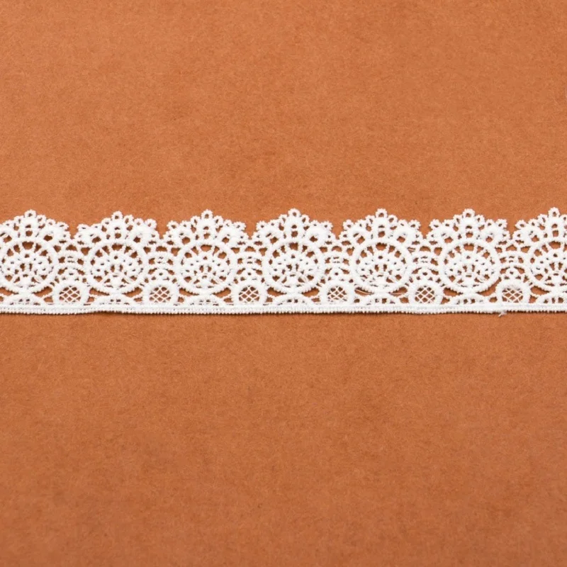 3 5 см белая полиэфирная ткань кружевная лента с вышивкой Fabric DIY Trims Warp Knitting Швейные