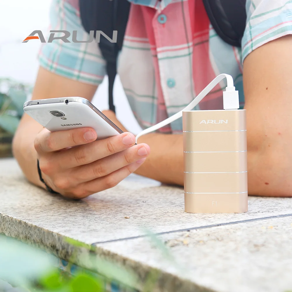 ARUN power bank 7500 мАч быстрое зарядное устройство Внешняя батарея F1 портативное для