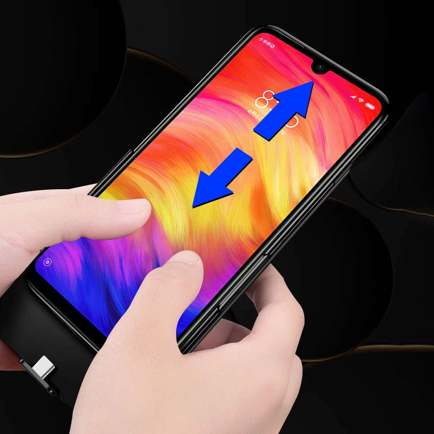 Ext power 6800 мАч портативный чехол Bank для Xiaomi Redmi Note7 с поддержкой Внешнего Резервного