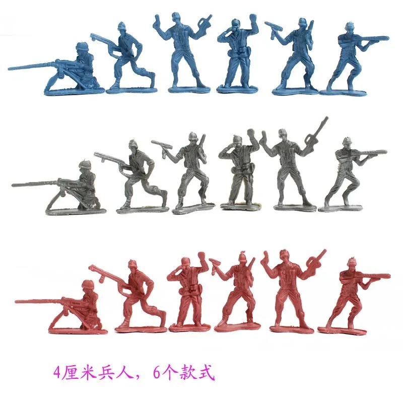 Бесплатная доставка Детские ностальгические игрушки 80 лет набор военных моделей