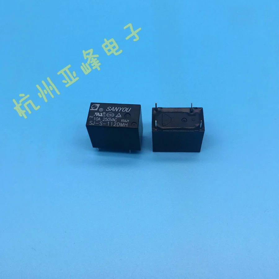 Бесплатная доставка лот (10 шт./лот) SANYOU SJ S 112DMH 12VDC 10A 4 PINS Силовых Реле оригинальный
