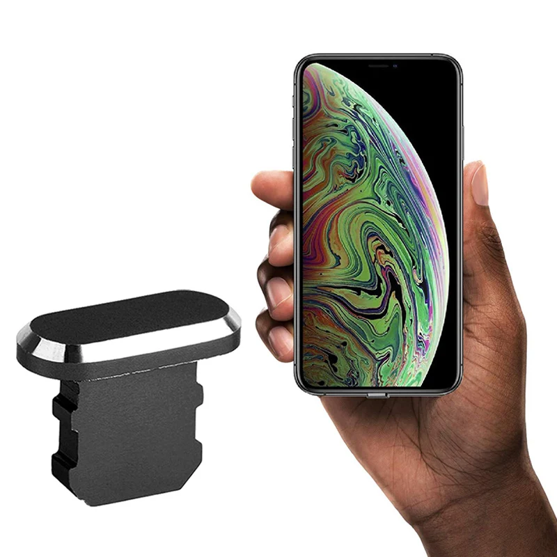 Металлическая Пылезащитная заглушка для Iphone 12 11 Max Pro XR XS X 8 7 5S 6 6s Plus 5 SE аксессуары для телефонов гаджеты универсальные - изображение