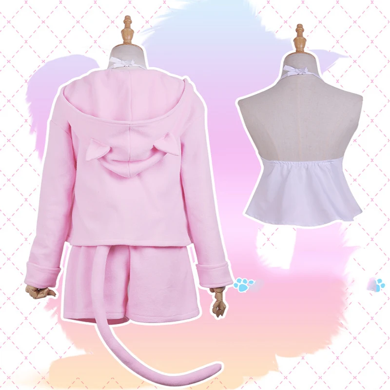 Костюм для косплея из аниме Re ZERO Start Life in other World пижама Рем рам с кошачьими ушками