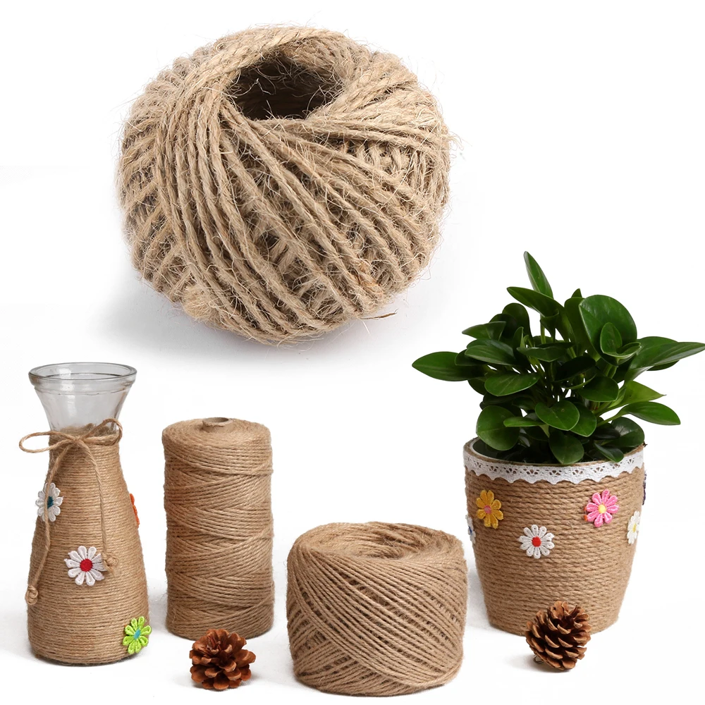 Шнур из натуральной пеньковой веревки 30/50 м|twine cord|natural cordhemp jute |
