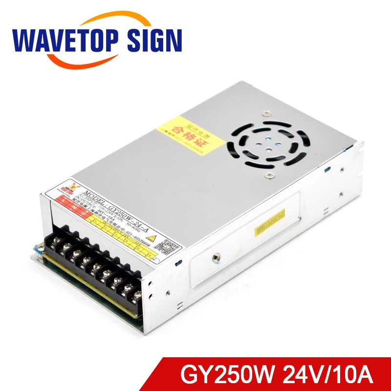 WaveTopSign 250W импульсный источник Питание 24V 10A GY250W 24 A для фрезерный станок с ЧПУ