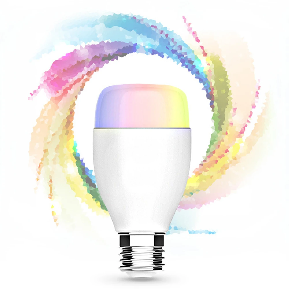 Умная лампочка светодиодная Wi-Fi пульт дистанционного управления цвет экономия