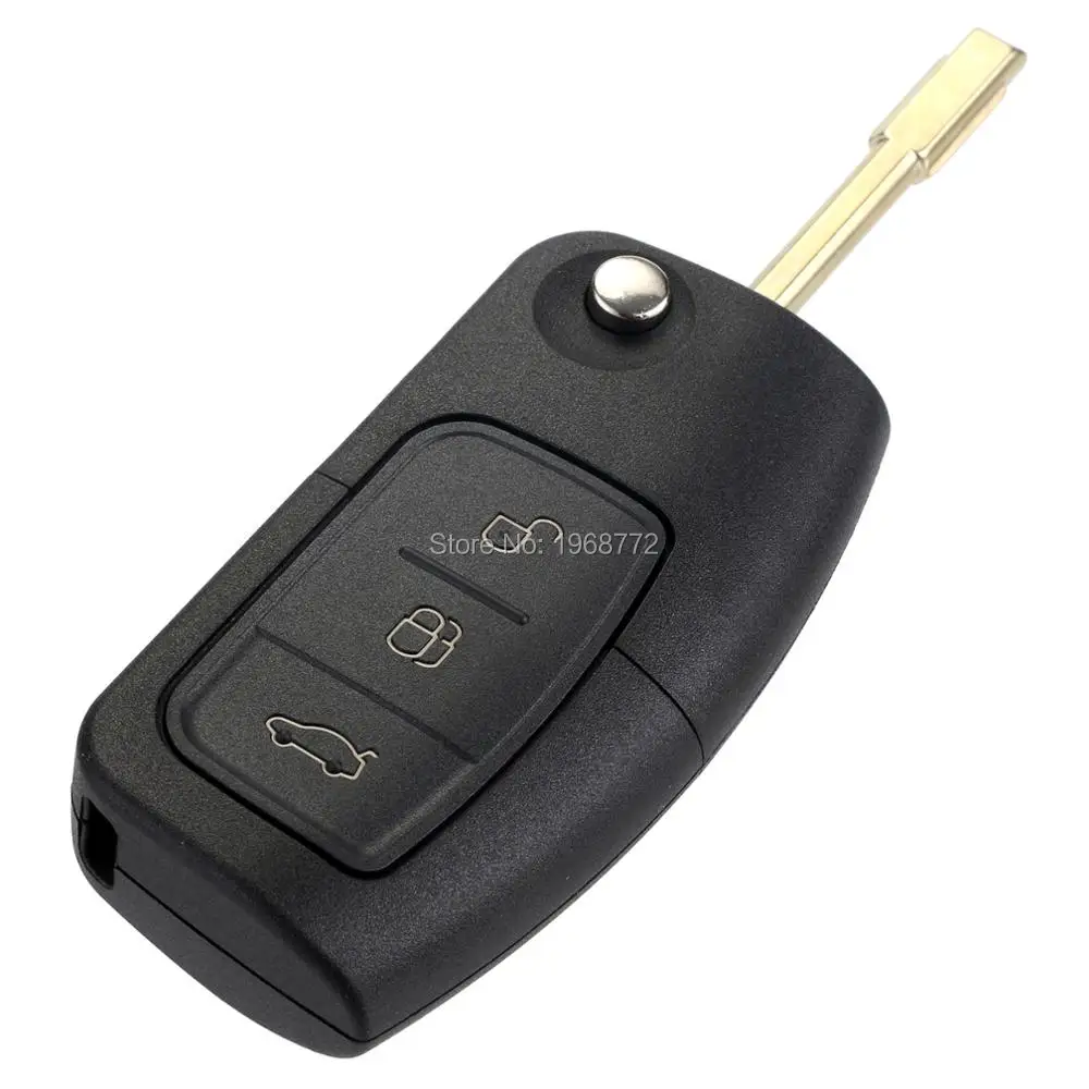 Дистанционный ключ дистанционный флип пригодный для Ford Focus 2 Mondeo C S Max Galaxy Fiesta