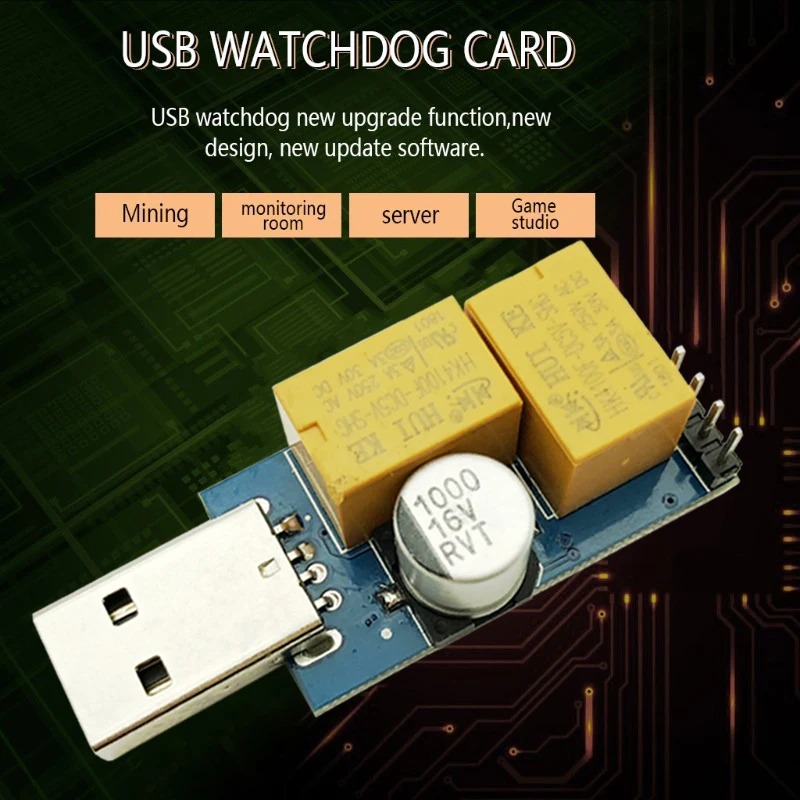 USB компьютер для наблюдения автоматический перезапуск синий экран Майнинг