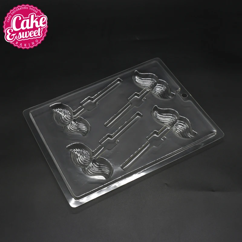 2 шт./набор формочки для шоколада и усов из поликарбоната | Дом сад