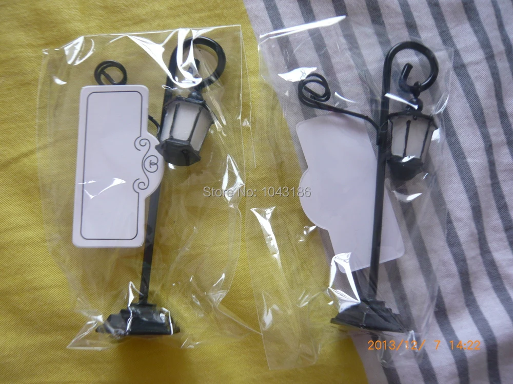 Бесплатная Доставка свадебные сувениры искусственная уличная лампа Bourbon на день