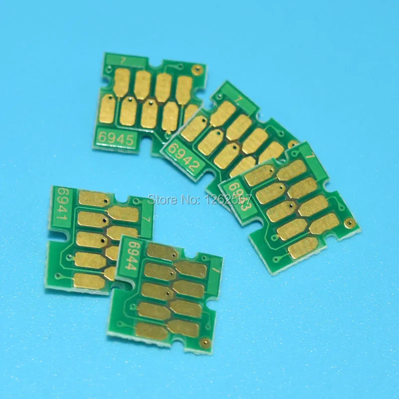 T6941 Chip Compatibili Per Epson Surecolor SC T3000 T5000 T7000 T7200 T3070 T5070 T7070 T3270 T5270 T7270 T3200 T5200 Stampanti