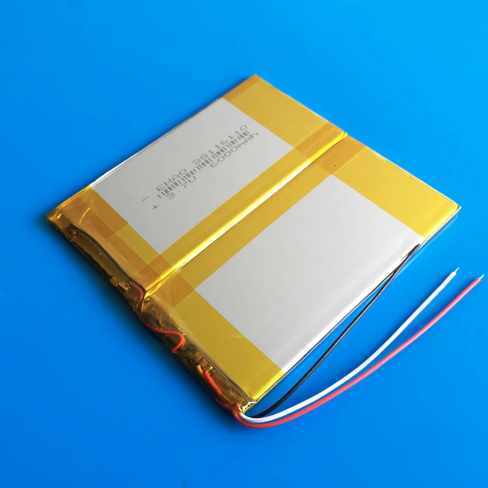 3 7 V 6000mAh перезаряжаемая полимерная литиевая lipo комбинированная батарея для power bank