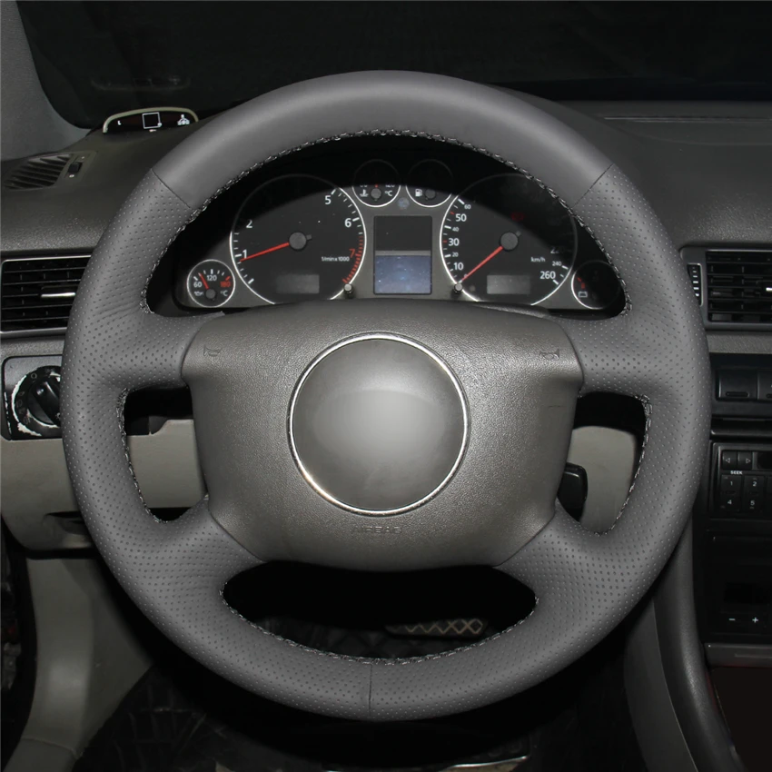 Темно-серые Искусственные кожаные фотообои для Audi A2 (8Z) A3 (8L) Sprotback A4 (B5 B6) Avant A6 (C5) A8