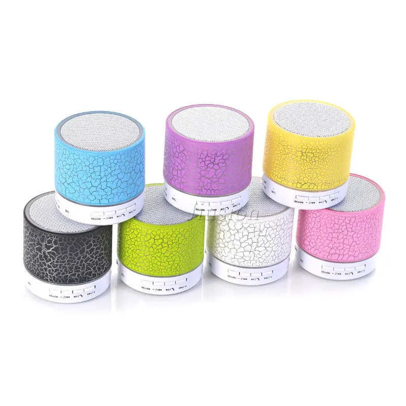 Мини A9 беспроводной Bluetooth динамик LED красочные ночные огни Hands Free портативный Subwoof