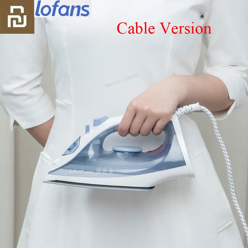 Cable Version Xiaomi Mijia Lofans YD-012V Электрический паровой беспроводной Утюг для одежды парогенератор Дорожные утюги глажка многофункциональная регулируемая - Цвет: Cable Version