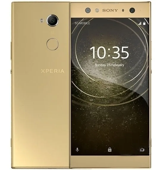 Золотой Разблокированный смартфон Sony Xperia XA2 Ultra 4G LTE Android Octa Core RAM 4 Гб ROM 32 Гб 6,0 дюйма 23 МП камера мобильный телефон - Цвет: Золотой