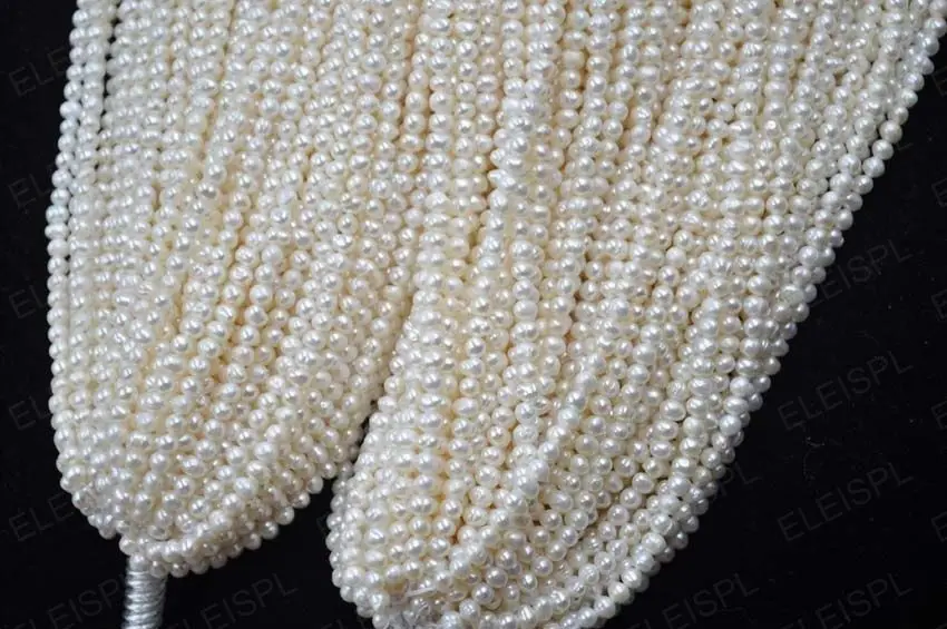 10 шт. бусины из натурального пресноводного жемчуга 4 5 мм 36 см|bead wholesale|wholesale beadssmall